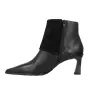 Hispanitas HI265070 Paris Bottine Cuir et Daim pour Femme Noir