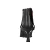 Hispanitas HI265070 Paris Bottine Cuir et Daim pour Femme Noir