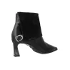 Hispanitas HI265070 Paris Stiefelette Damen Leder Wildleder Schwarz
