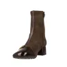 Hispanitas Varsovia Stiefelette aus Wildleder und Lack Damen Bordeaux