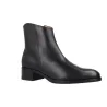 Wonders D-1801 Bonjour Chelsea Boots Damen Schwarz Leder