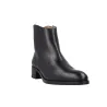 Wonders D-1801 Bonjour Bottine Chelsea Femme Cuir Noir