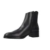Wonders D-1801 Bonjour Chelsea Ankle Boot Women's Black Leather