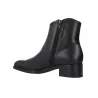 Wonders D-1801 Bonjour Chelsea Ankle Boot Women's Black Leather