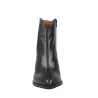 Wonders M-5444 Botín Tacón Ancho Piel Efecto Coco Mujer Negro