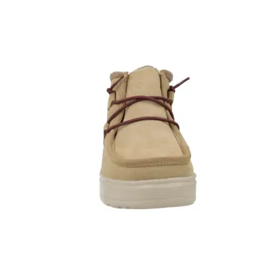 Pitas Sydney Plateau Stiefeletten Kunstfell Besatz Damen Wildleder