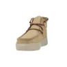 Pitas Sydney Bottines Plateforme en Daim Fausse Fourrure Femme