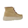 Pitas Sydney Bottines Plateforme en Daim Fausse Fourrure Femme
