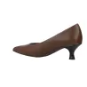 Pedro Miralles Tarin Women's Leather Court Shoes Low Kitten Heel