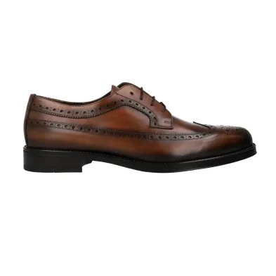 Luis Gonzalo 8179H9 Scarpe Derby Bucature Pelle Uomo
