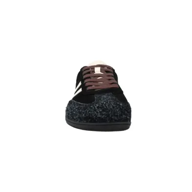 Gioseppo 80686 Herren Retro Sneaker Wildleder Schwarz Schnürung