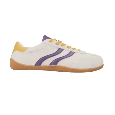 Gioseppo 80677 Sneaker Retro in Camoscio da Uomo Off White con Lacci