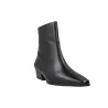 Dansi 8742A Damen Westernstiefeletten Leder Spitz Absatz Schwarz