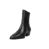 Dansi 8742A Stivaletti Texani Pelle Punta Donna Nero