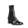 Hispanitas HI265016 Women's Sock Ankle Boot with Buckle, Black