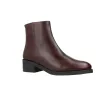 Patricia Miller 6986 Damen Lederstiefeletten Rund Absatz Bordeaux