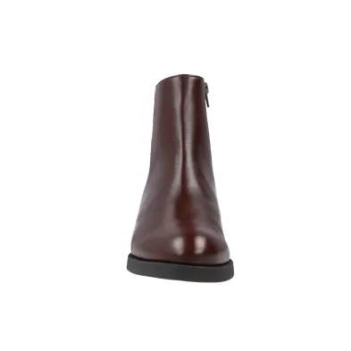 Patricia Miller 6986 Damen Lederstiefeletten Rund Absatz Bordeaux