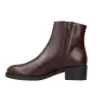 Patricia Miller 6986 Damen Lederstiefeletten Rund Absatz Bordeaux