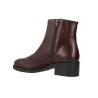 Patricia Miller 6986 Bottines Cuir Bout Rond Femme Bordeaux