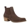 Patricia Miller 7303 Women's Suede Chelsea Boots, Chocolate Brown