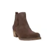 Patricia Miller 7303 Damen Chelsea Boots Wildleder Schokobraun