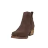 Patricia Miller 7303 Damen Chelsea Boots Wildleder Schokobraun