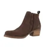 Patricia Miller 7303 Damen Chelsea Boots Wildleder Schokobraun
