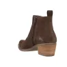 Patricia Miller 7303 Damen Chelsea Boots Wildleder Schokobraun