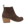 Patricia Miller 7303 Damen Chelsea Boots Wildleder Schokobraun