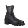 Pedro Miralles 24300 Damen Boots Genarbtes Leder Plateau Schwarz