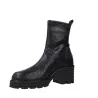 Pedro Miralles 24300 Boots Cuir Grainé Plateforme Femme Noir