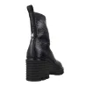 Pedro Miralles 24300 Women's Grained Leather Platform Boots, Black