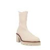 Pedro Miralles 24300 Damen Boots Genarbtes Leder Plateau Schwarz