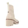 Pedro Miralles 24300 Boots Cuir Grainé Plateforme Femme Noir