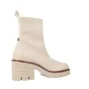 Pedro Miralles 24300 Boots Cuir Grainé Plateforme Femme Noir