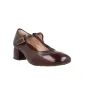 Hispanitas BHI265094 Zapatos Merceditas Piel Mujer Burdeos