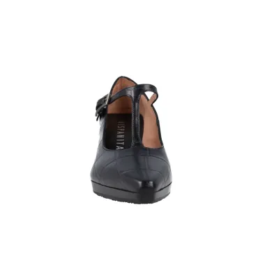 Hispanitas HI265009 Zapatos Salon Piel Mujer Negro Tacon