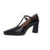 Hispanitas HI265009 Zapatos Salon Piel Mujer Negro Tacon
