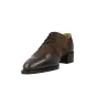 Dansi 8704A Chaussures Richelieu Cuir Femme Marron