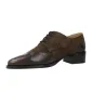 Dansi 8704A Leather Suede Oxford Shoes Women Brown