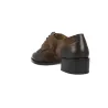 Dansi 8704A Chaussures Richelieu Cuir Femme Marron