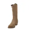 Patricia Miller 6951 Boots Western Hautes Daim Femme Taupe