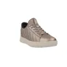 Geox D667SB Quilted Low-Top Lace-Up Trainers for Women Graphite