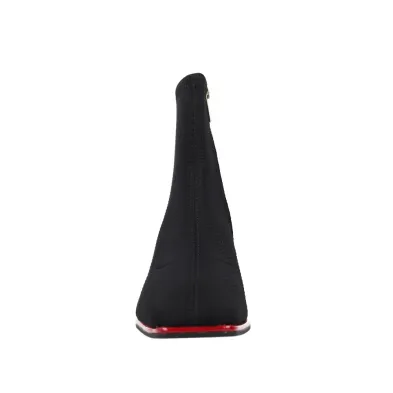 Gioseppo 80683 Botines Elásticos con Tacón de Charol Mujer Negro
