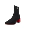Gioseppo 80683 Botines Elásticos con Tacón de Charol Mujer Negro