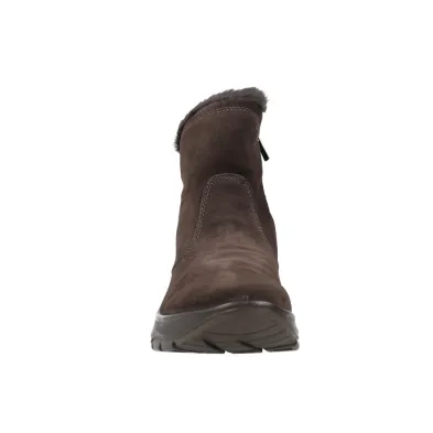 IGI 2155211 Waterproof Suede Ankle Boots Women Dark Brown