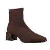 Gioseppo 80115 Botines Elásticos Tacón Efecto Carey Mujer Marrón