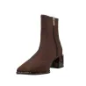 Gioseppo 80115 Tronchetti Elasticizzati Tacco Tartaruga Donna Marrone