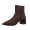 Gioseppo 80115 Tronchetti Elasticizzati Tacco Tartaruga Donna Marrone