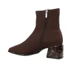 Gioseppo 80115 Botines Elásticos Tacón Efecto Carey Mujer Marrón